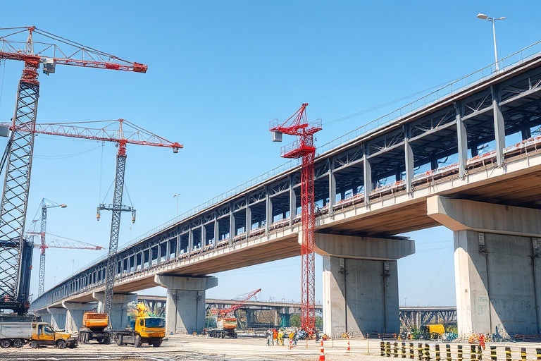Highway Bridge Construction