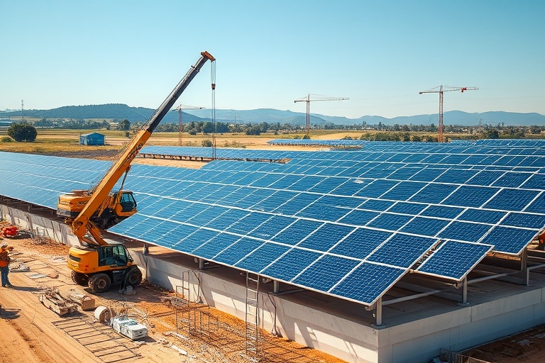 Solar Farm Construction